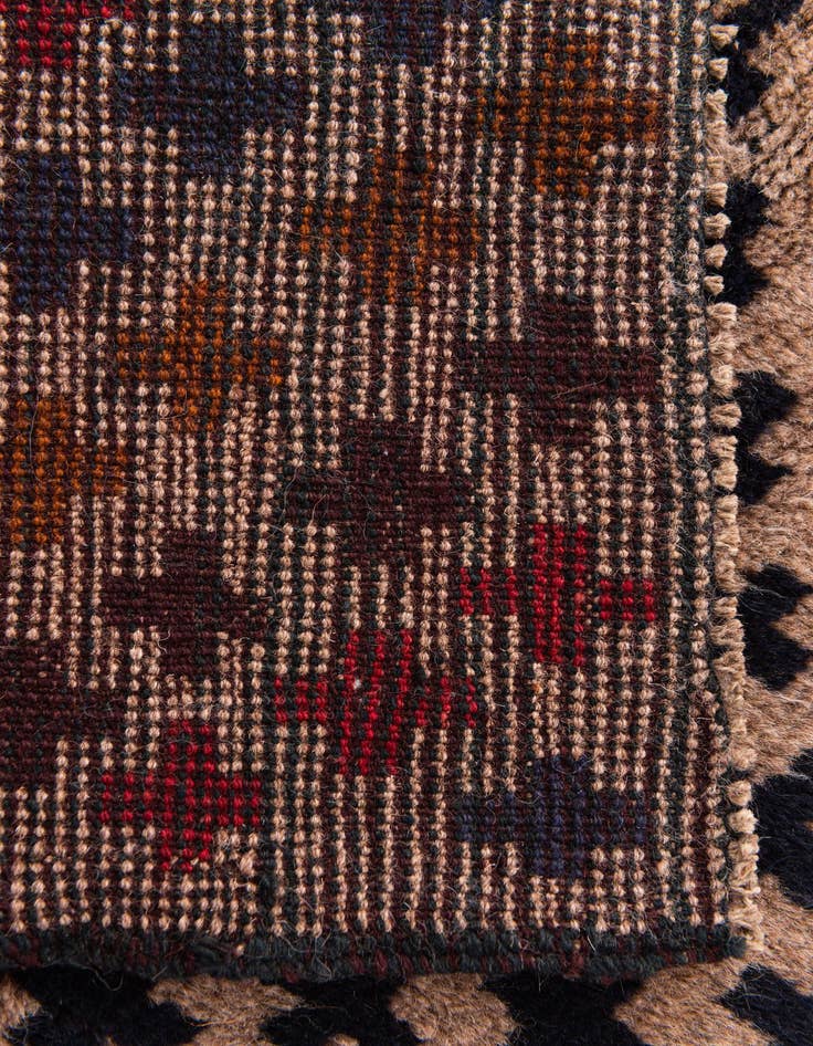 Detail image of 3' x 4' 3  Hand Knotted Balouch Persian Wool Rug