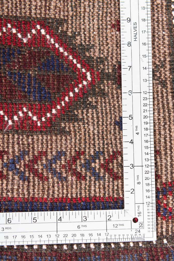 2' 10 x 4' 5 Hand Knotted Balouch Persian Wool Rug