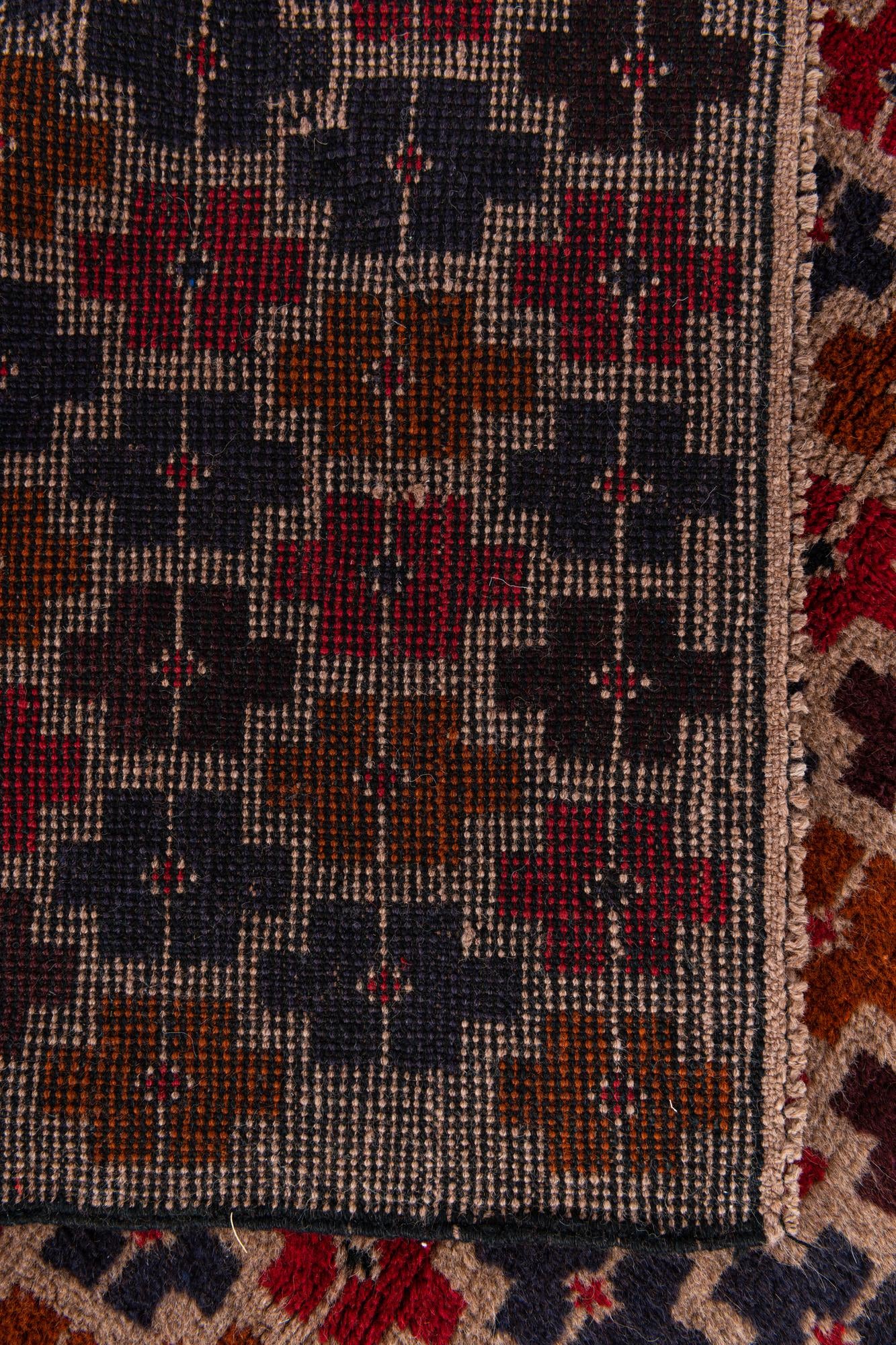 2' 10 x 4' 7 Hand Knotted Balouch Persian Wool Rug