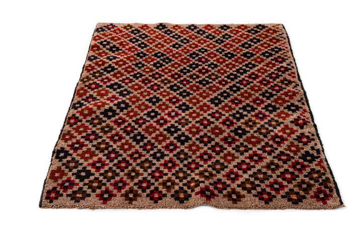 2' 10 x 4' 7 Hand Knotted Balouch Persian Wool Rug
