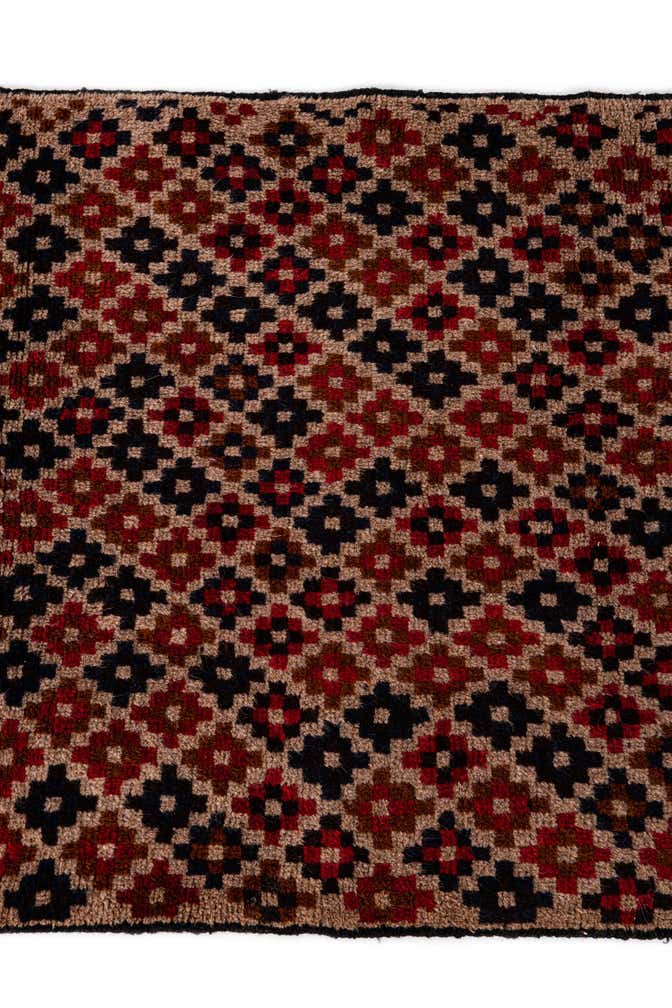 2' 10 x 4' 7 Hand Knotted Balouch Persian Wool Rug