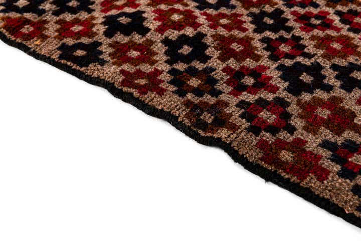 2' 10 x 4' 7 Hand Knotted Balouch Persian Wool Rug