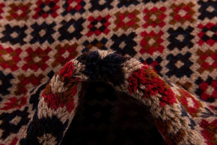 2' 10 x 4' 7 Hand Knotted Balouch Persian Wool Rug