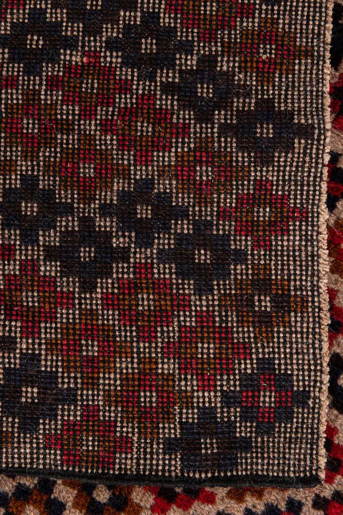 2' 10 x 4' 7 Hand Knotted Balouch Persian Wool Rug