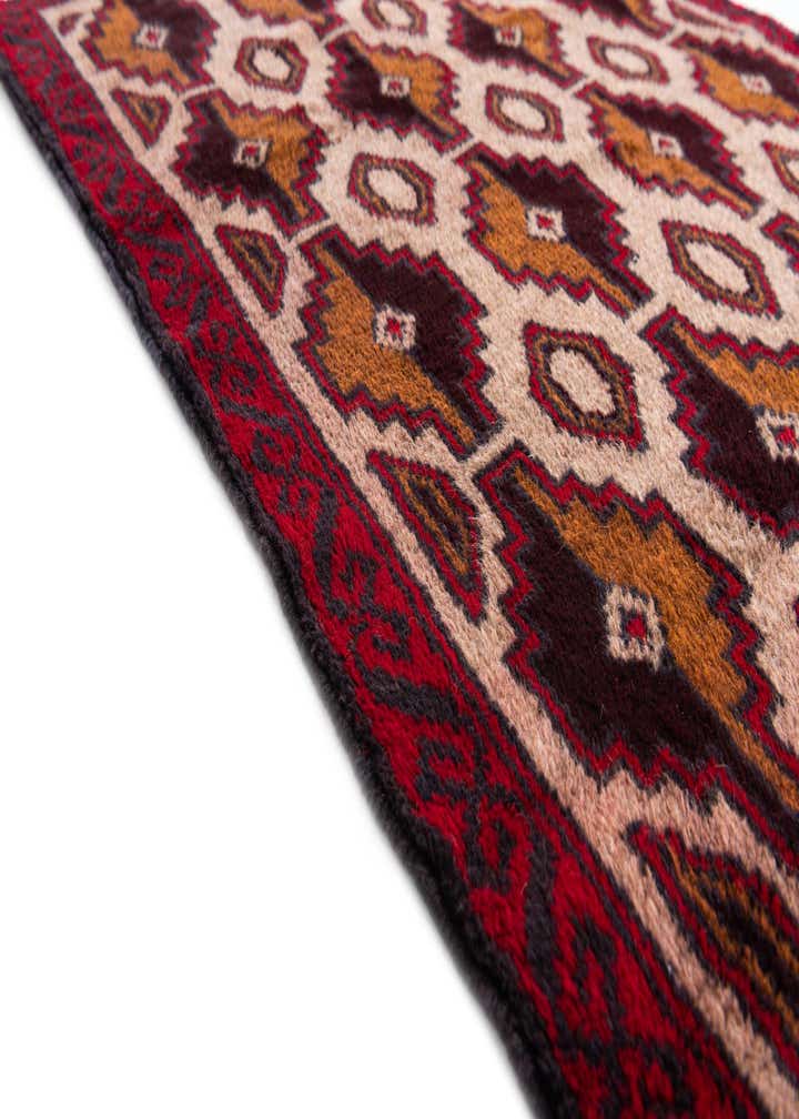 3' x 4' 9 Hand Knotted Balouch Persian Wool Rug