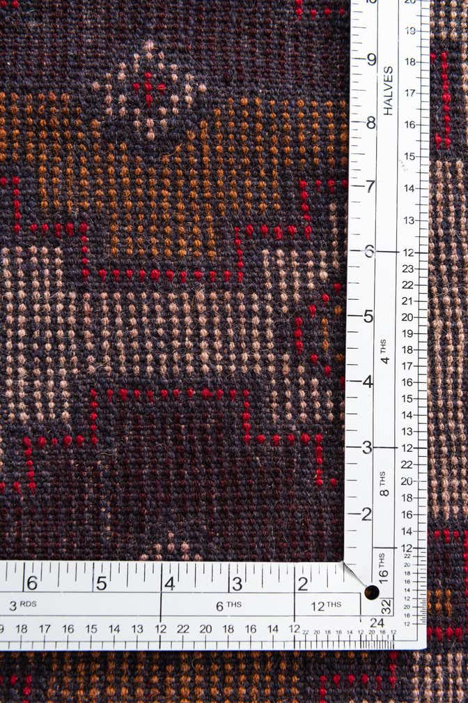 3' x 4' 9 Hand Knotted Balouch Persian Wool Rug