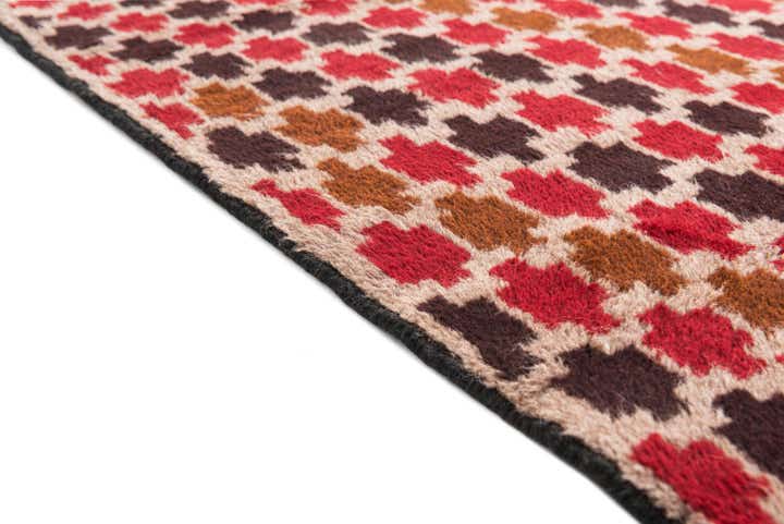 2' 9 x 4' 8 Hand Knotted Balouch Persian Wool Rug