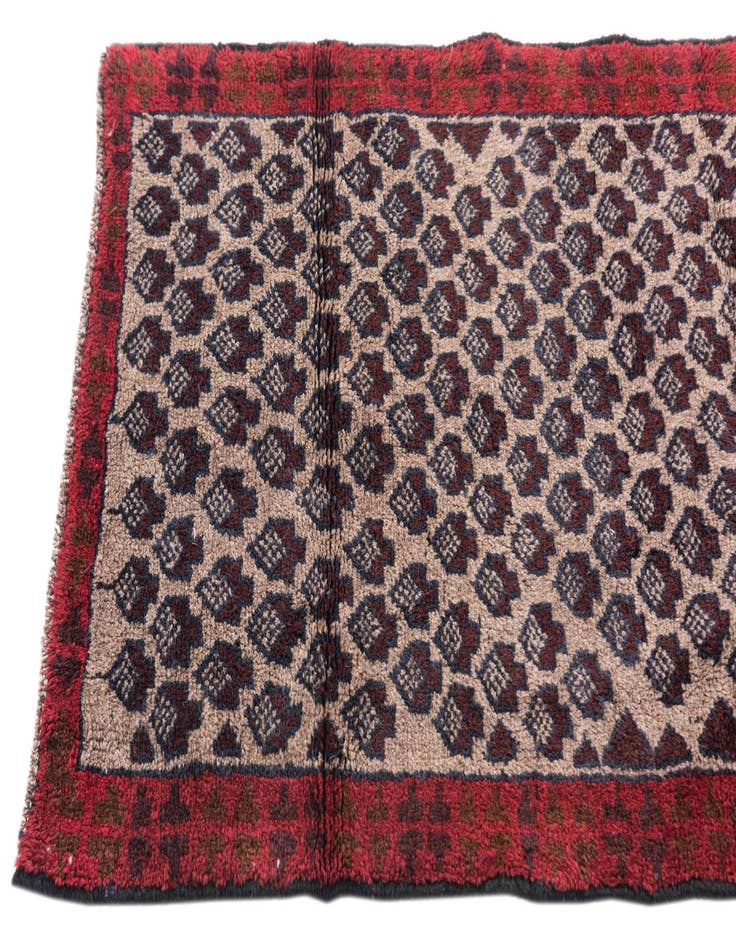 Detail image of 2' 9 x 4' 7  Hand Knotted Balouch Persian Wool Rug