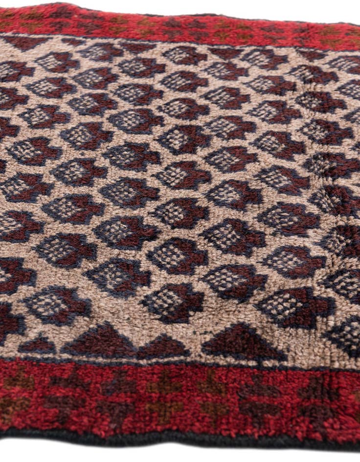 Detail image of 2' 9 x 4' 7  Hand Knotted Balouch Persian Wool Rug