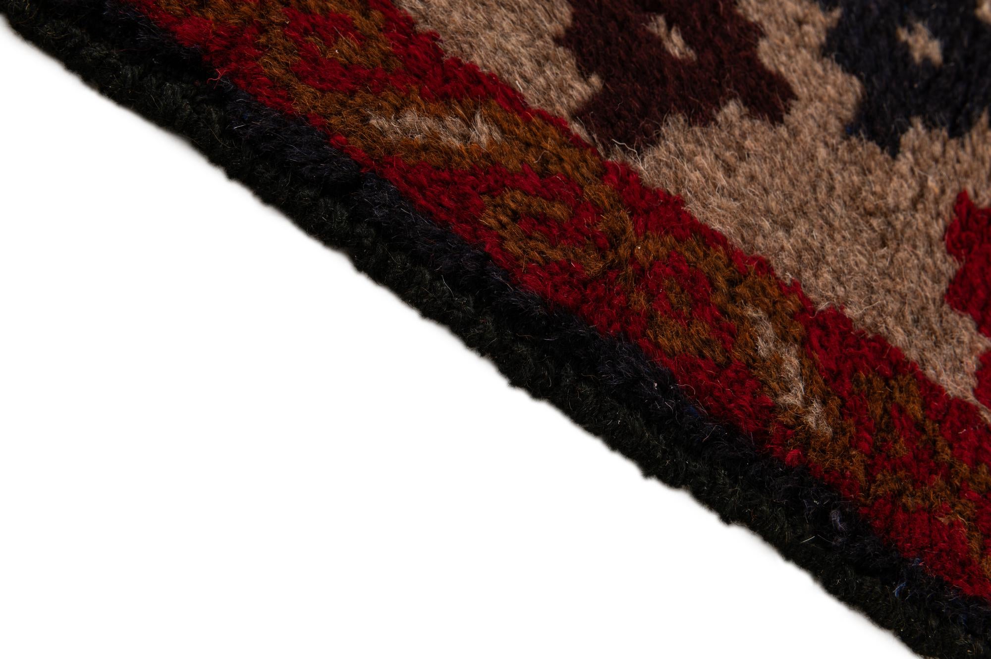 2' 10 x 4' 5 Hand Knotted Balouch Persian Wool Rug