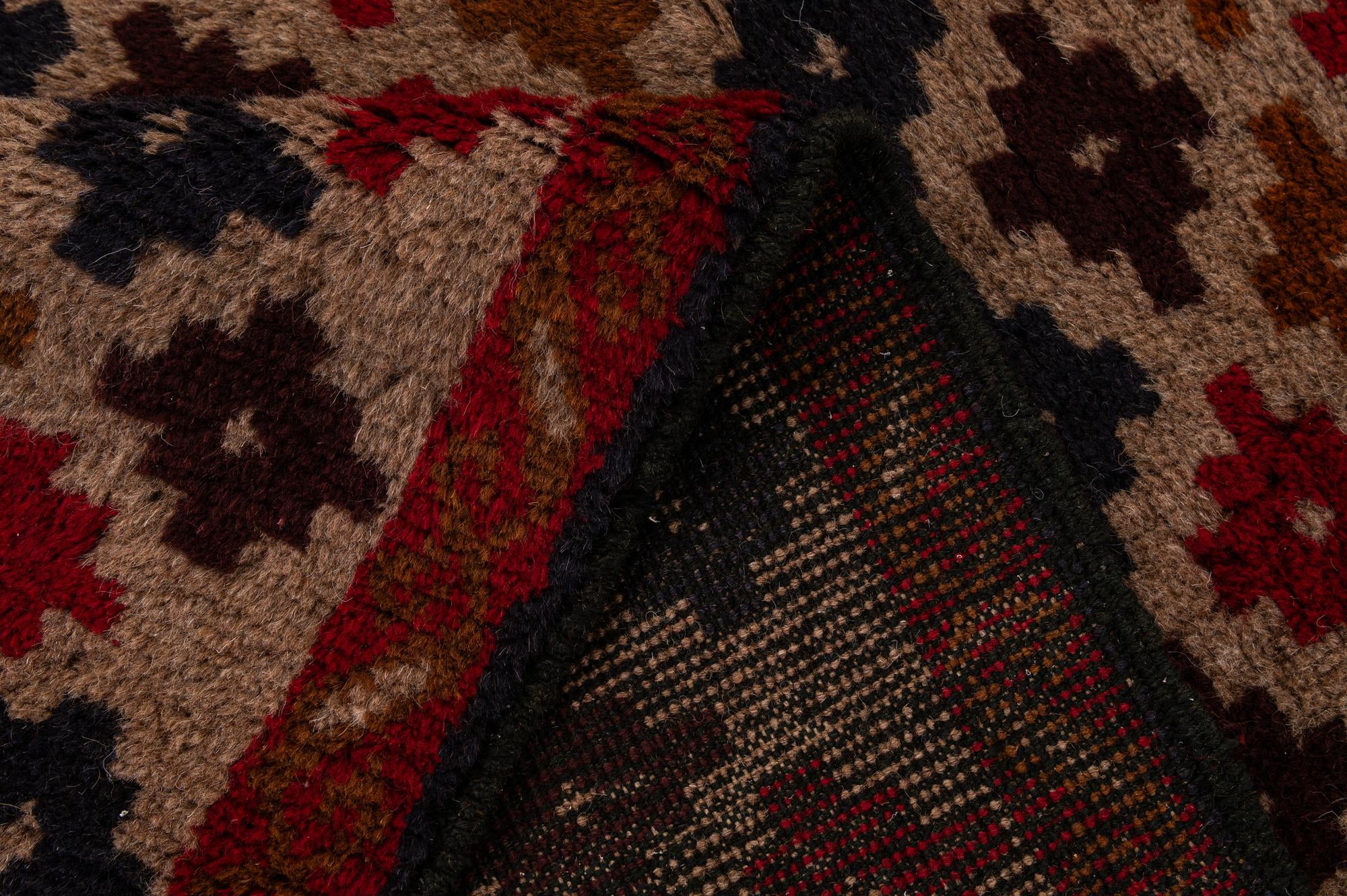 2' 10 x 4' 5 Hand Knotted Balouch Persian Wool Rug