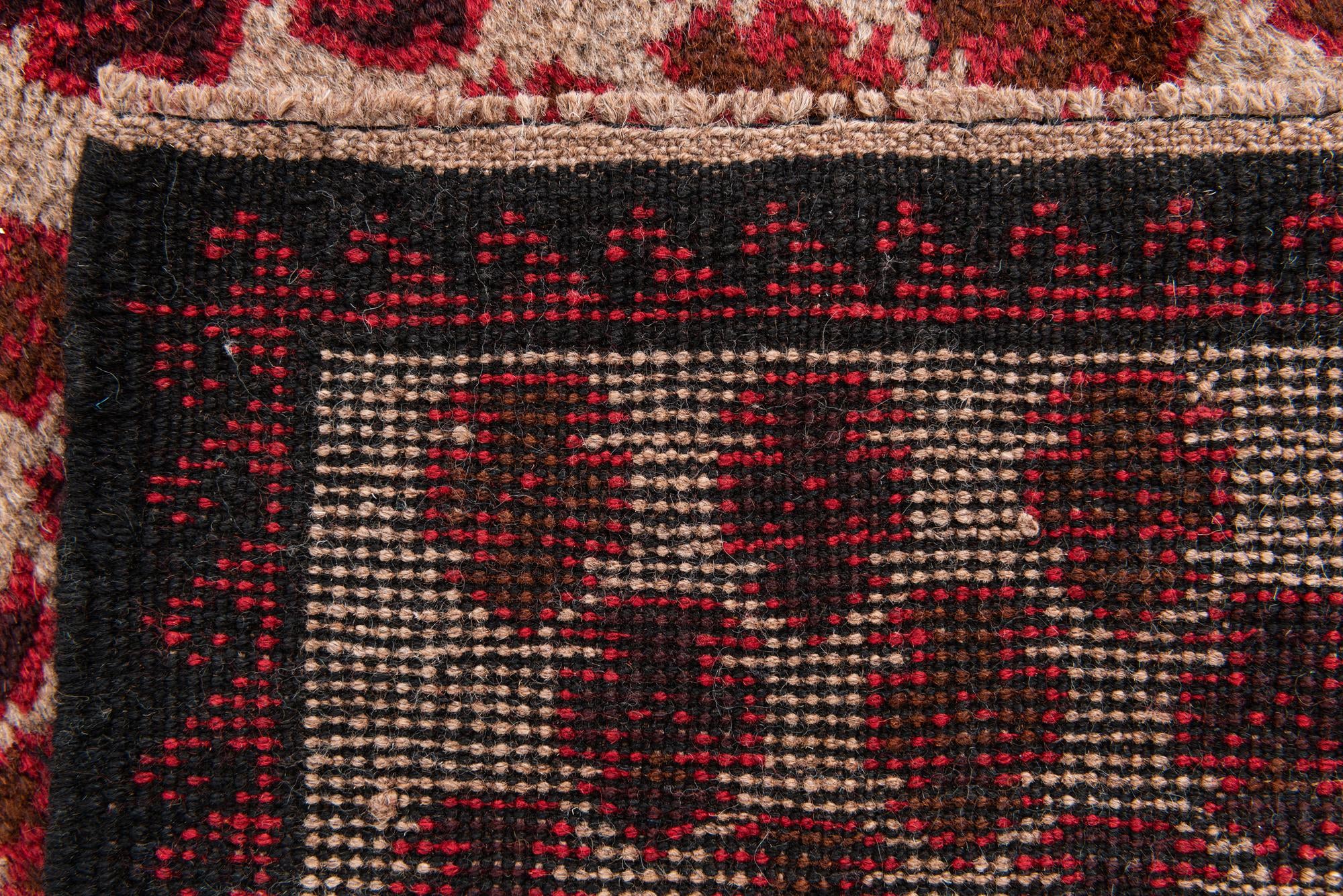 2' 10 x 4' 7 Hand Knotted Balouch Persian Wool Rug