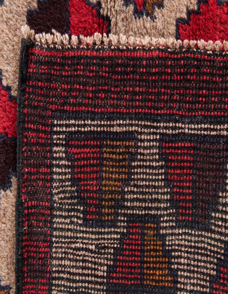 Detail image of 3' x 4' 5  Hand Knotted Balouch Persian Wool Rug
