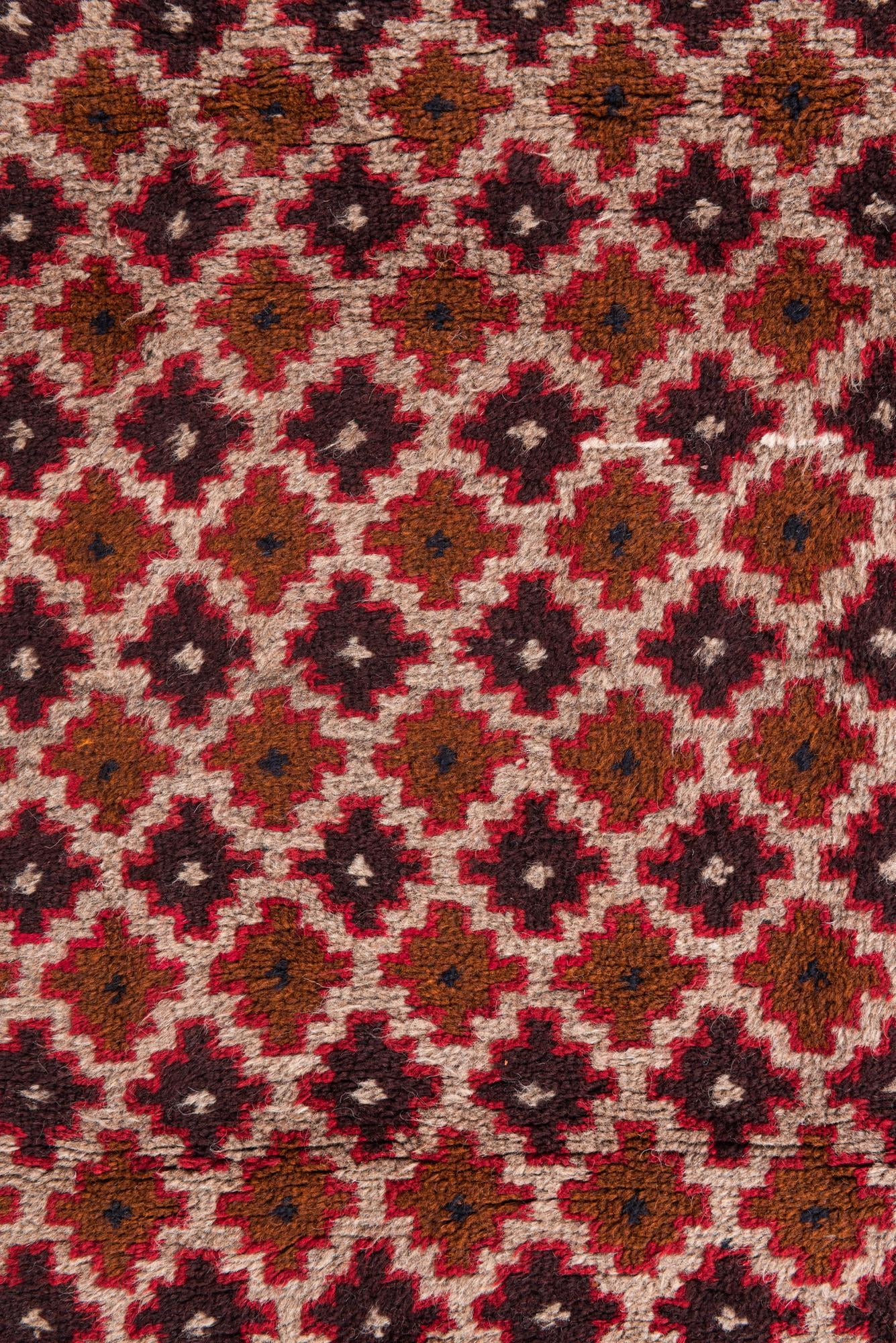 2' 10 x 4' 7 Hand Knotted Balouch Persian Wool Rug