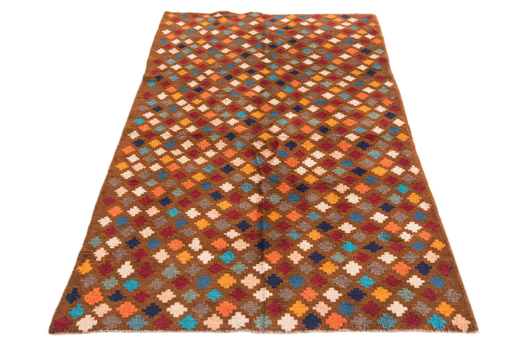 3' 8 x 6' Hand Knotted Balouch Wool Rug