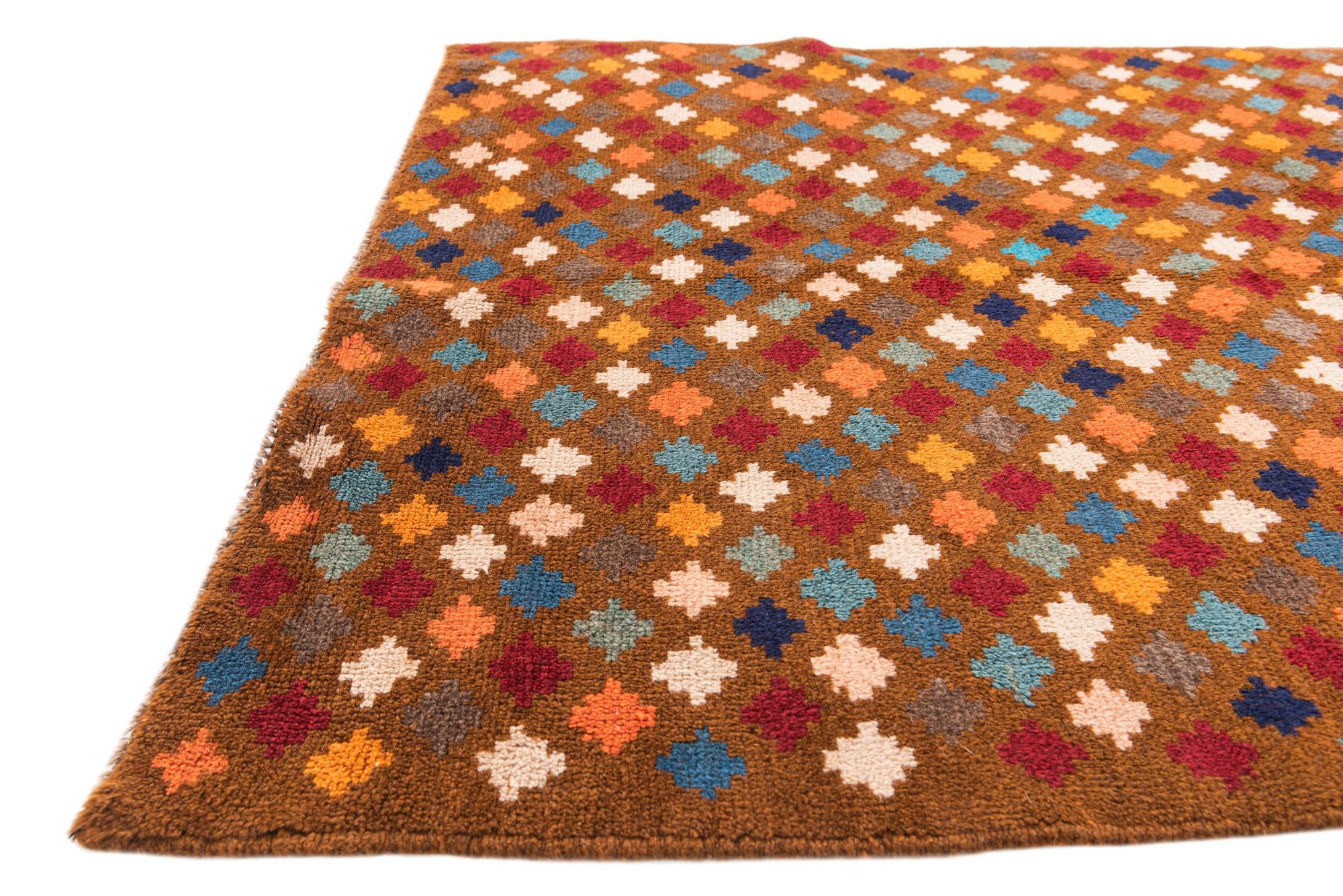 3' 8 x 6' Hand Knotted Balouch Wool Rug