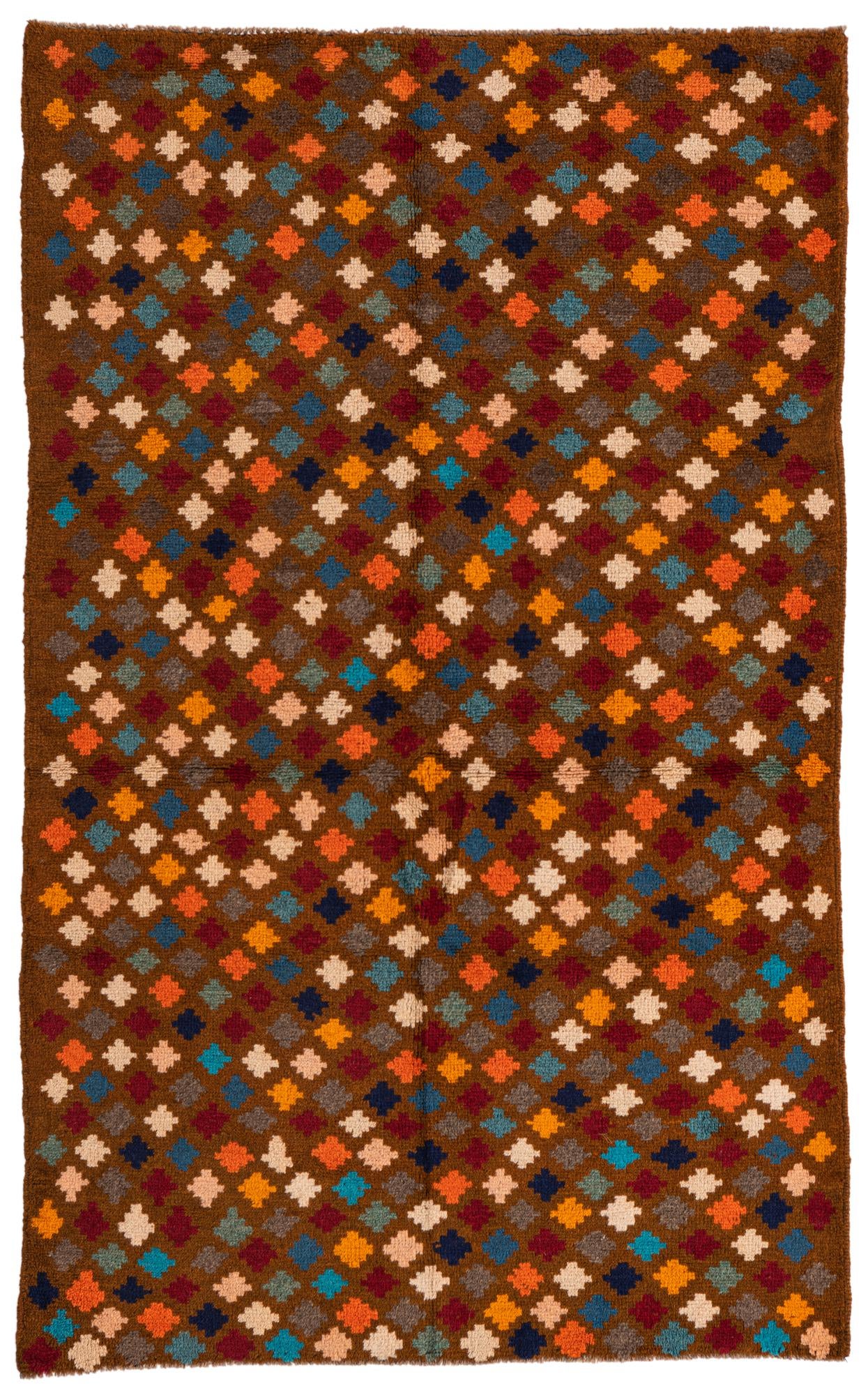 3' 8 x 6' Hand Knotted Balouch Wool Rug