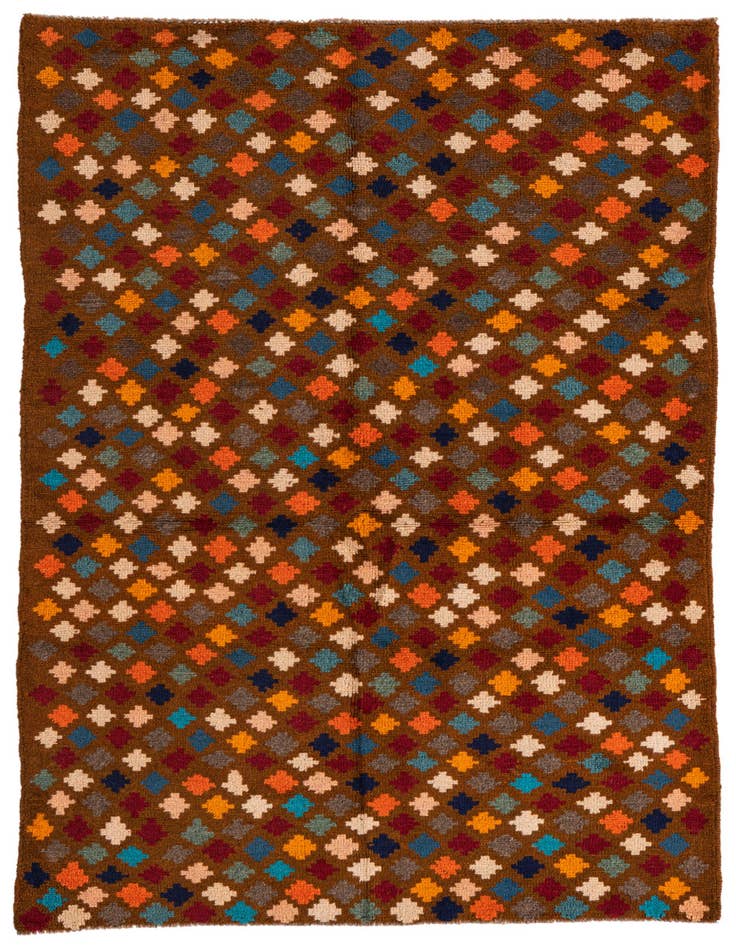 Detail image of 3' 8 x 6' Hand Knotted Balouch Wool Rug