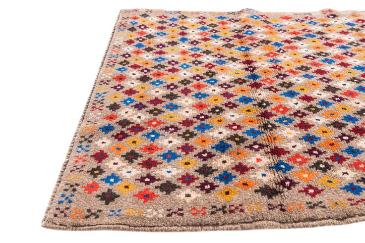 Detail image of 3' x 4' 3 Hand Knotted Balouch Wool Rug