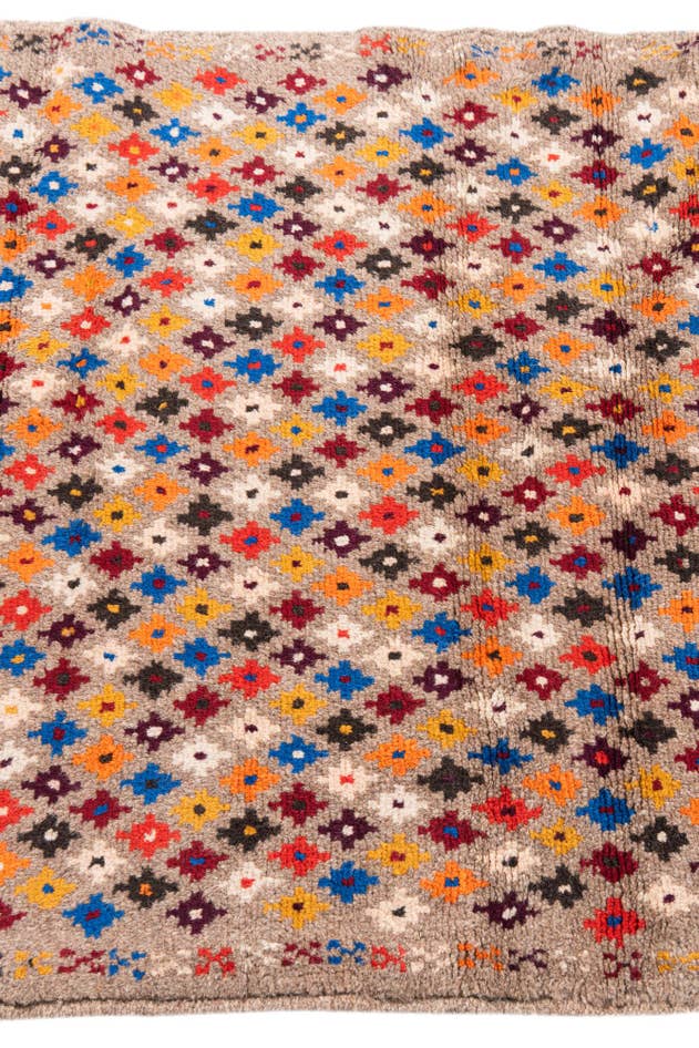 Detail image of 3' x 4' 3 Hand Knotted Balouch Wool Rug