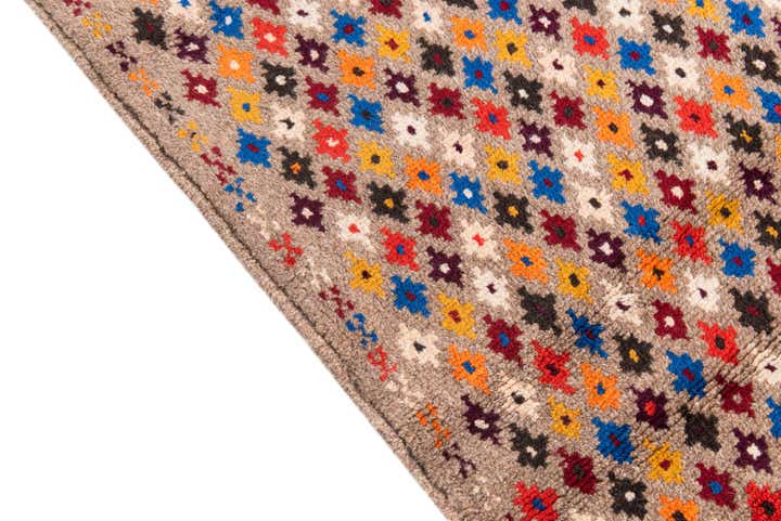 3' x 4' 3 Hand Knotted Balouch Wool Rug