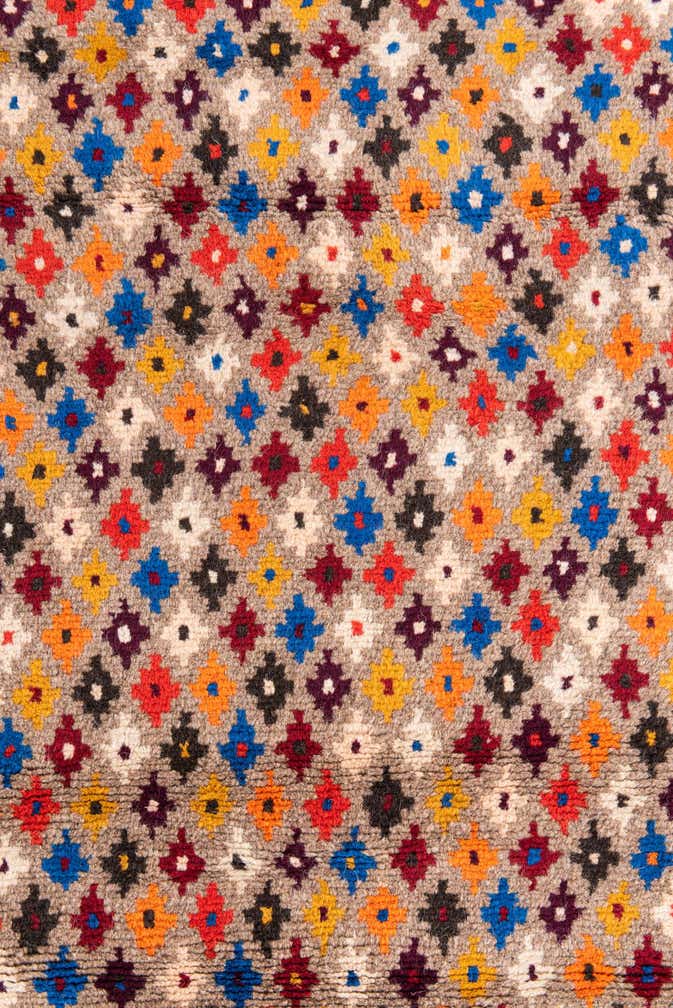 3' x 4' 3 Hand Knotted Balouch Wool Rug