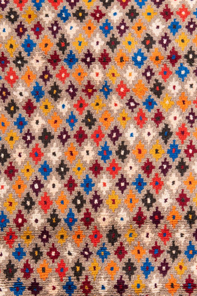 Detail image of 3' x 4' 3 Hand Knotted Balouch Wool Rug