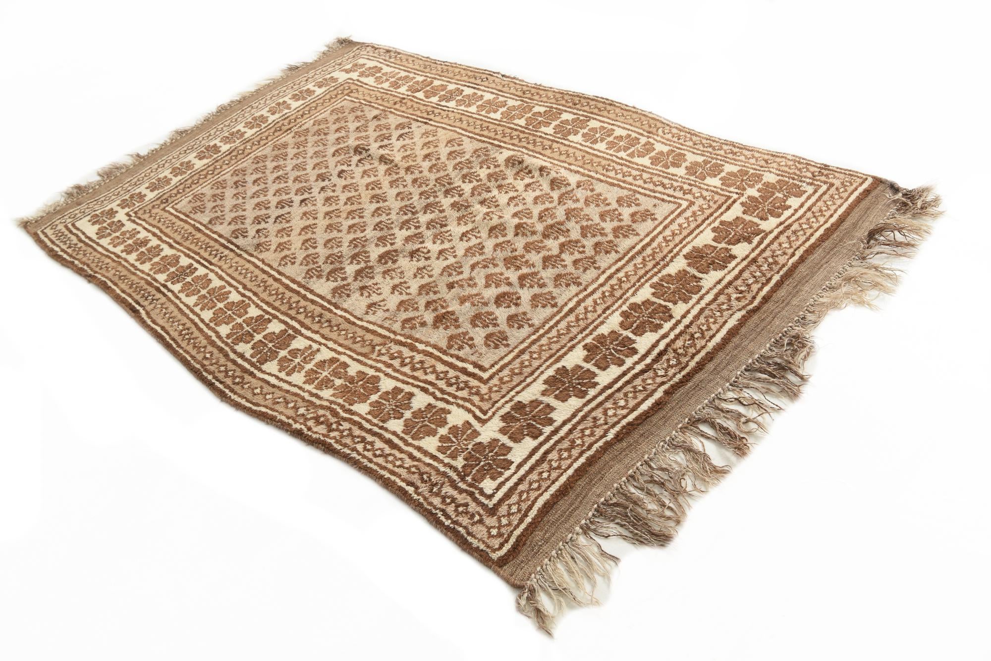 5' x 7' 7 Hand Knotted Balouch Wool Rug