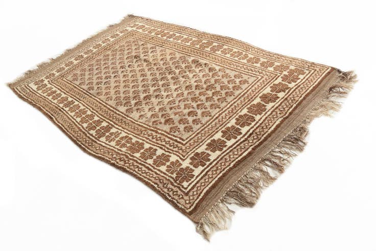 Detail image of 5' x 7' 7 Hand Knotted Balouch Wool Rug