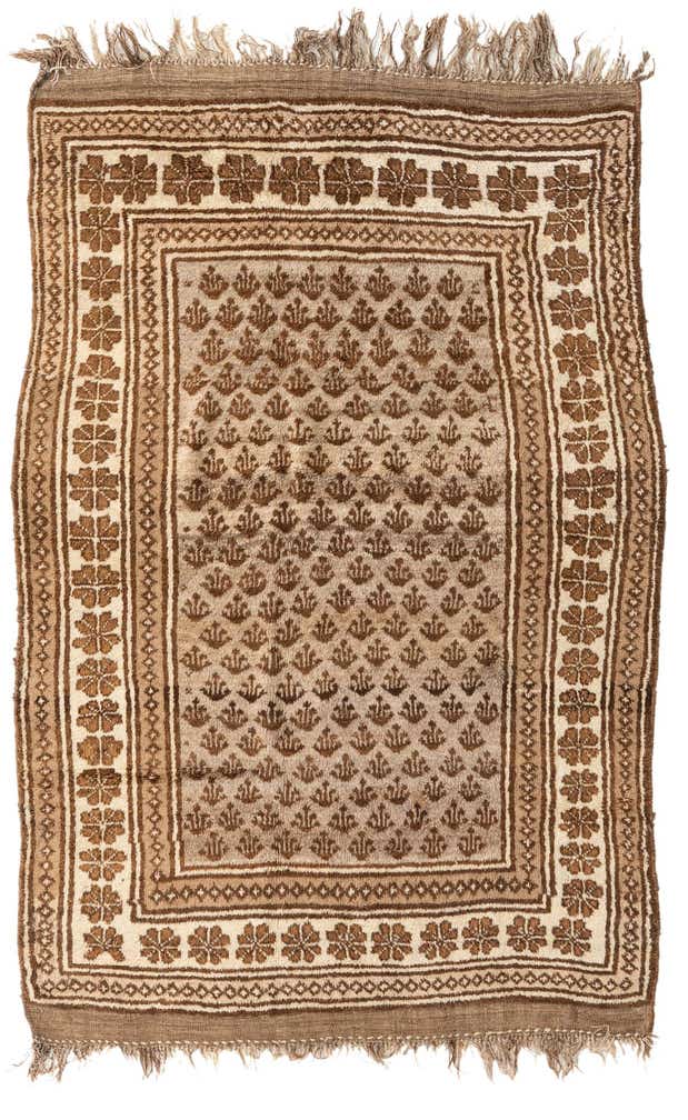 5' x 7' 7 Hand Knotted Balouch Wool Rug