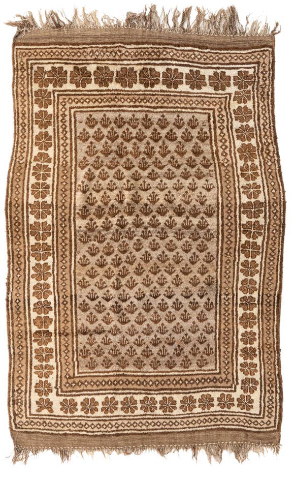 Detail image of 5' x 7' 7 Hand Knotted Balouch Wool Rug