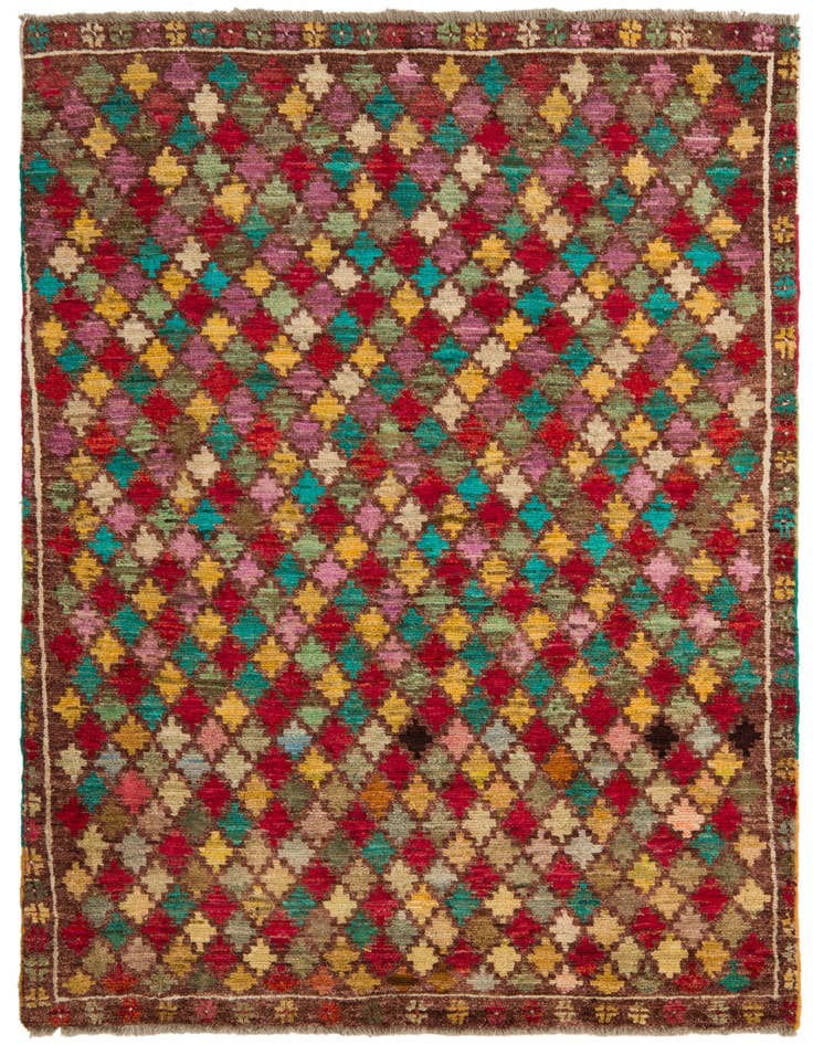 Detail image of 4' 9 x 6' 6 Hand Knotted Balouch Wool Rug