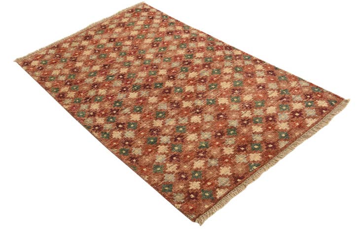 Detail image of 3' 1 x 5' Hand Knotted Balouch Wool Rug