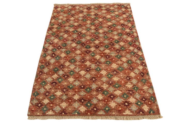 Detail image of 3' 1 x 5' Hand Knotted Balouch Wool Rug