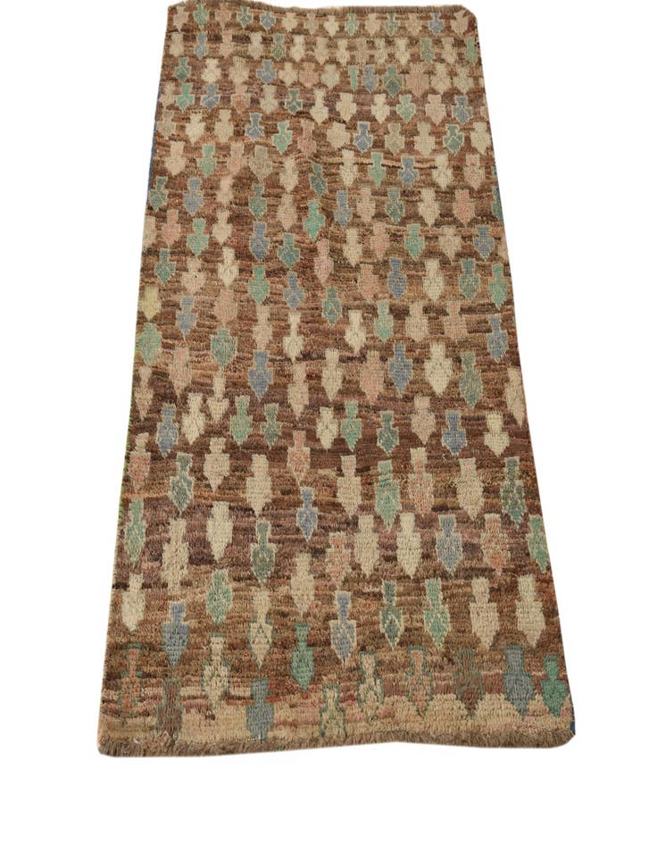 Detail image of 3' x 4' 5  Hand Knotted Balouch Wool Rug