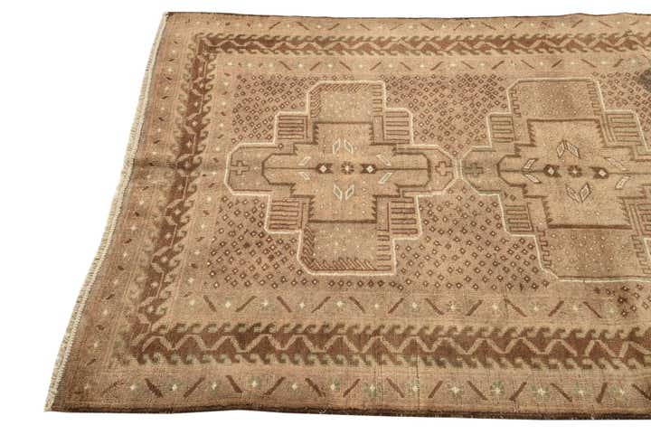 3' 8 x 6' Hand Knotted Balouch Persian Wool Rug