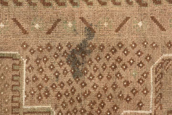 3' 8 x 6' Hand Knotted Balouch Persian Wool Rug