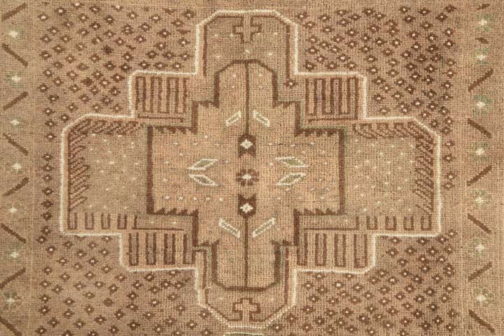 3' 8 x 6' Hand Knotted Balouch Persian Wool Rug