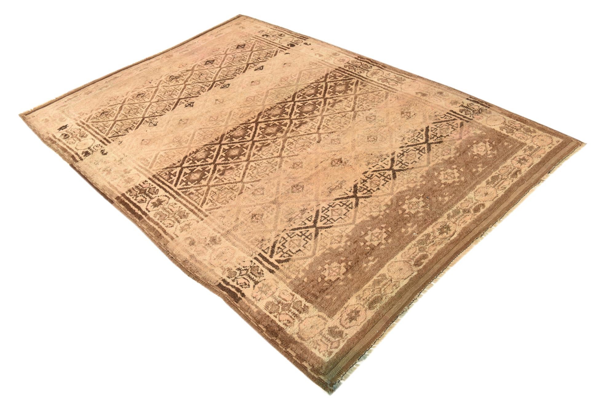 5' x 7' 5 Hand Knotted Balouch Persian Wool Rug