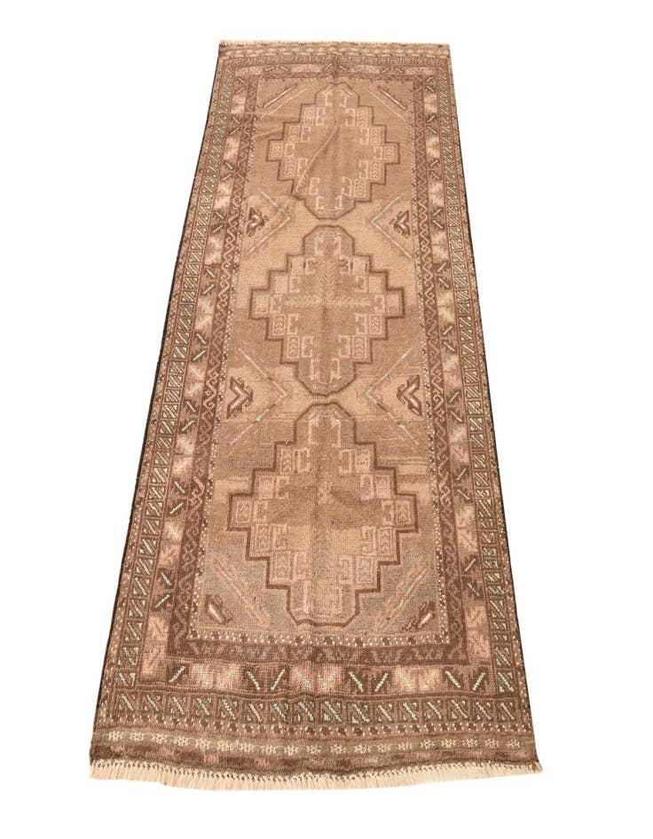 Detail image of 3' 7 x 6' 9 Hand Knotted Balouch Persian Wool Rug