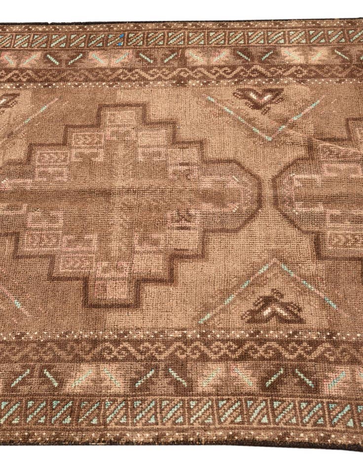 Detail image of 3' 7 x 6' 9 Hand Knotted Balouch Persian Wool Rug