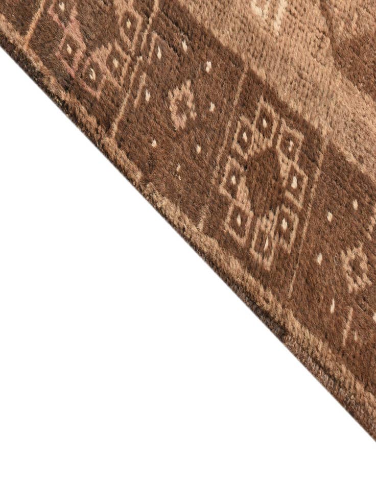 Detail image of 3' 2 x 4' 5  Hand Knotted Balouch Persian Wool Rug