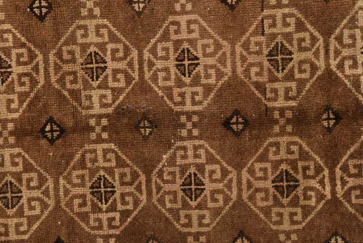 4' 6 x 6' 8 Hand Knotted Balouch Persian Wool Rug