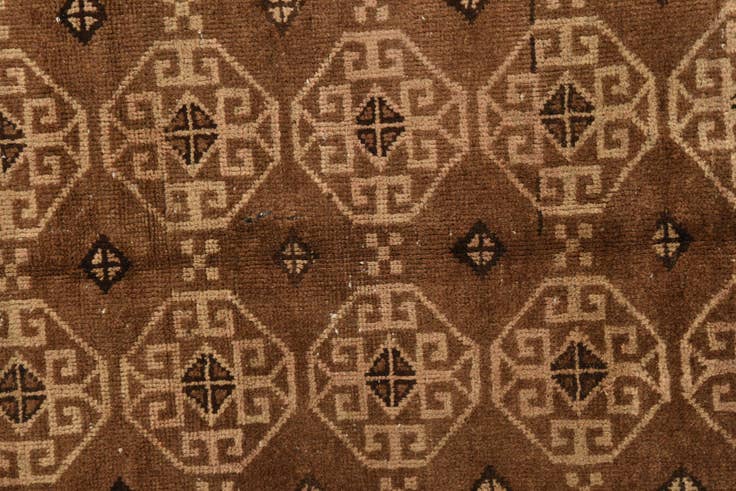 Detail image of 4' 6 x 6' 8 Hand Knotted Balouch Persian Wool Rug