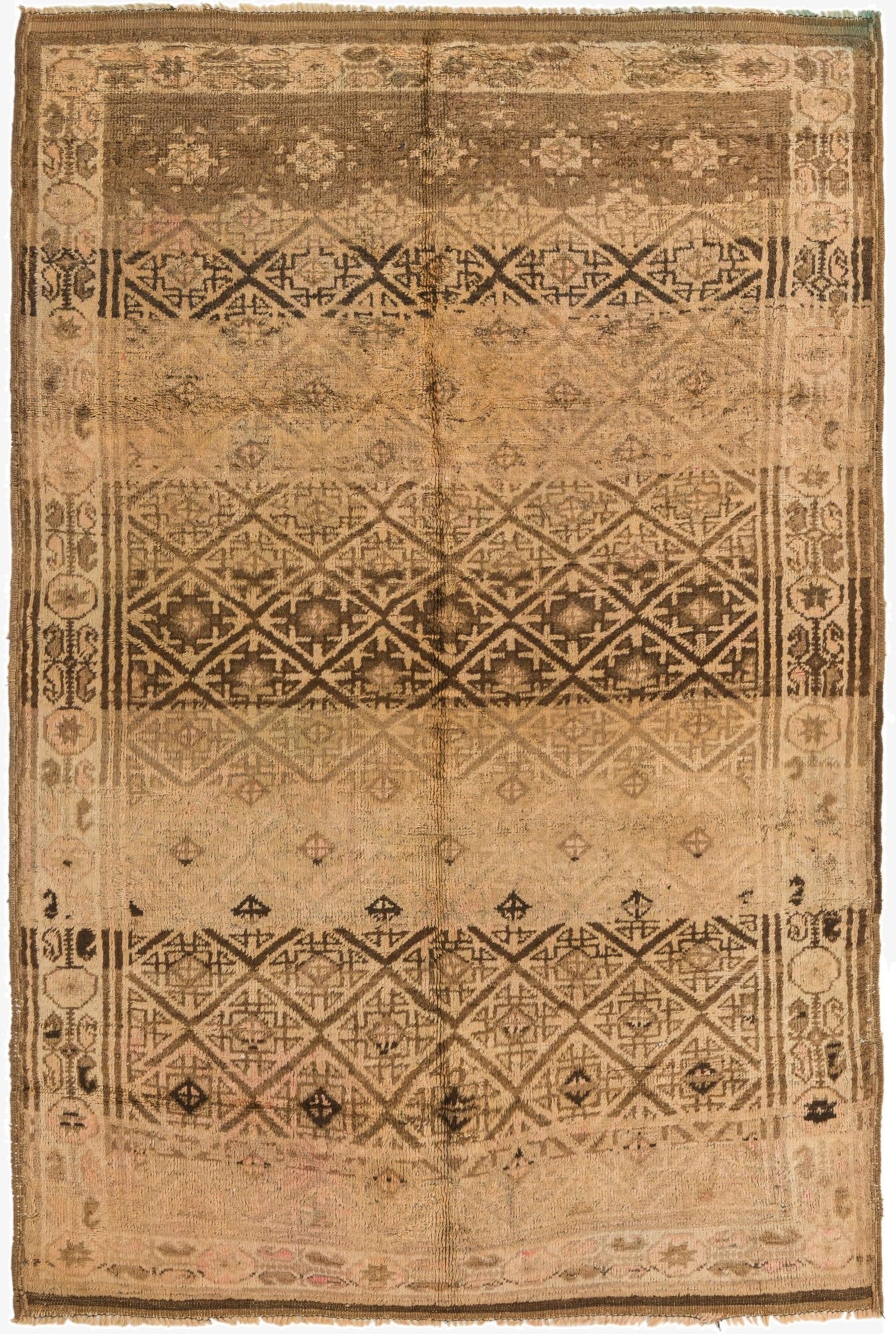 5' x 7' 5  Hand Knotted Balouch Persian Wool Rug