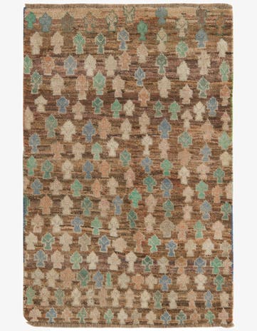 3' x 4' 5 Hand Knotted Balouch Wool Rug