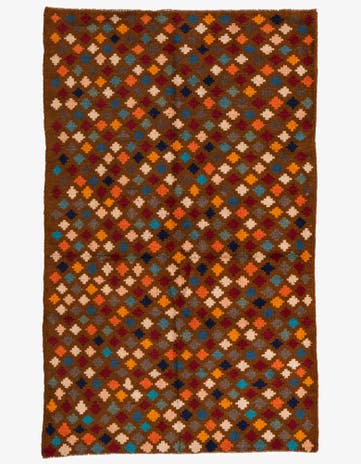 3' 8 x 6' Hand Knotted Balouch Wool Rug