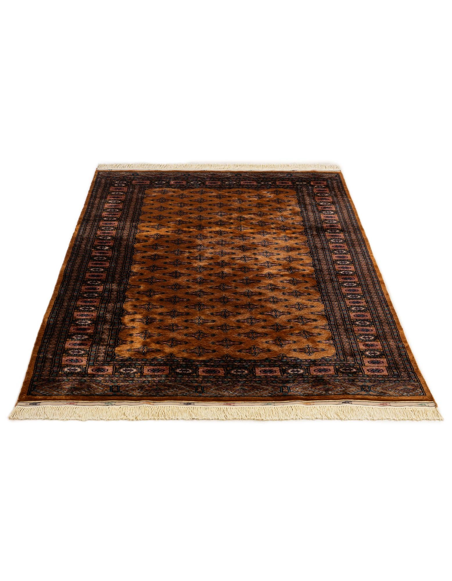 4' 7 x 6' 9 Hand Knotted Bokhara Oriental Wool Rug