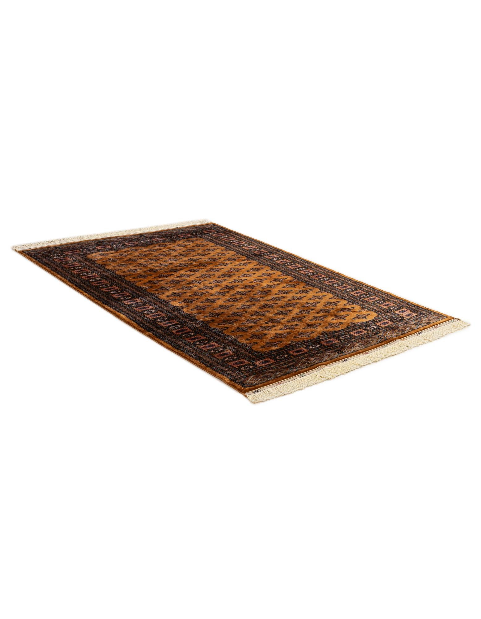 4' 7 x 6' 9 Hand Knotted Bokhara Oriental Wool Rug