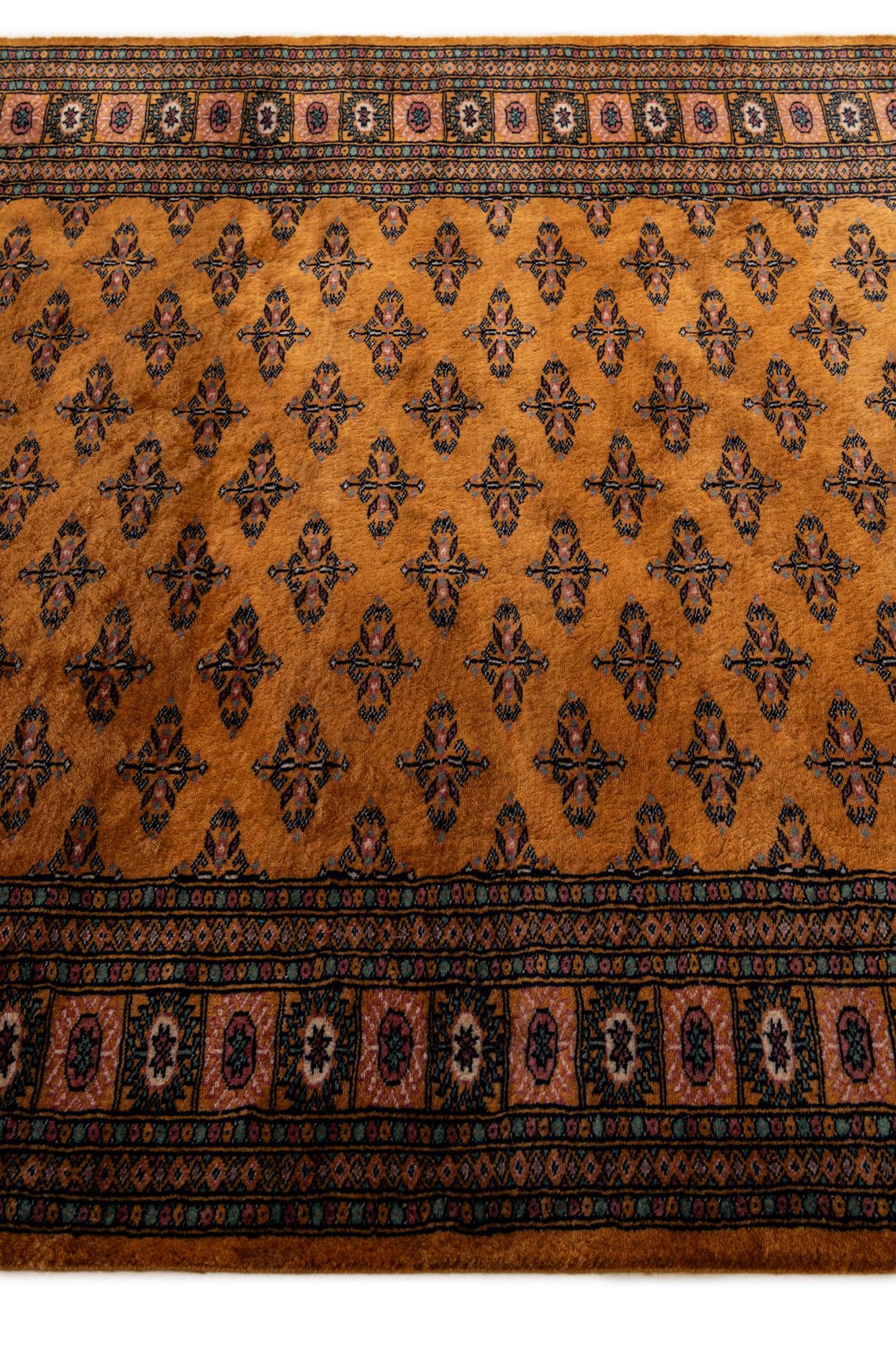 4' 7 x 6' 9 Hand Knotted Bokhara Oriental Wool Rug